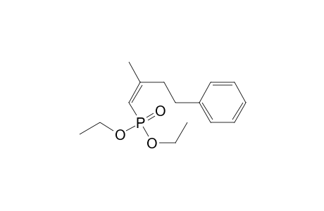 Diethyl [(Z)-2-methyl-4-phenylbut-1-enyl]phosphonate
