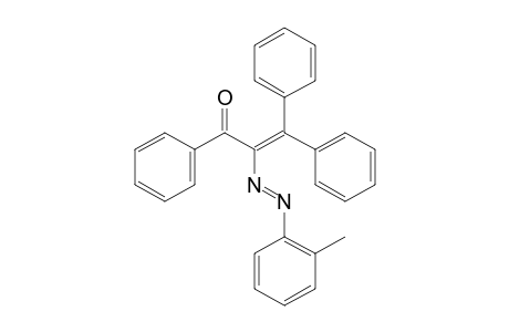 3,3-diphenyl-2-(o-tolylazo)acrylophenone