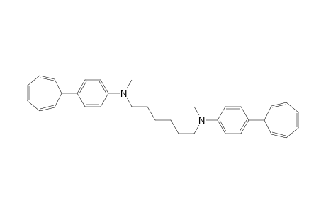 N,N'-Bis-(4-cyclohepta-2,4,6-trienyl-phenyl)-N,N'-dimethyl-hexane-1,6-diamine