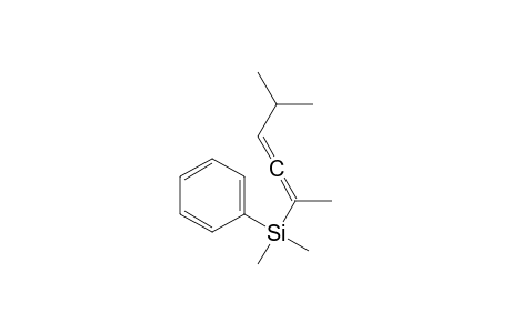 Silane, (1,4-dimethyl-1,2-pentadienyl)dimethylphenyl-