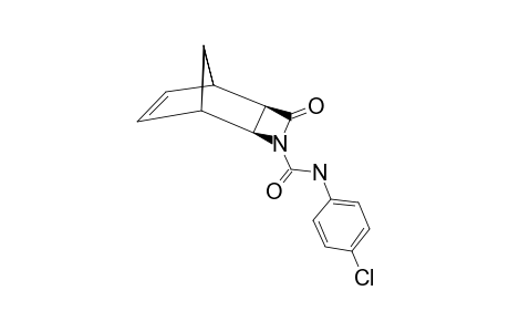 3-Para-chlorophenyl-carbamoyl-aza-4-oxotetracyclo-[4.2.1.0]-non-7-ene