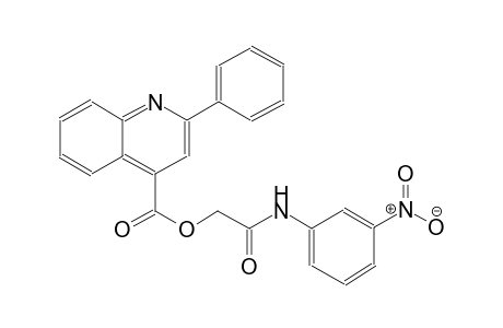 2-(3-nitroanilino)-2-oxoethyl 2-phenyl-4-quinolinecarboxylate