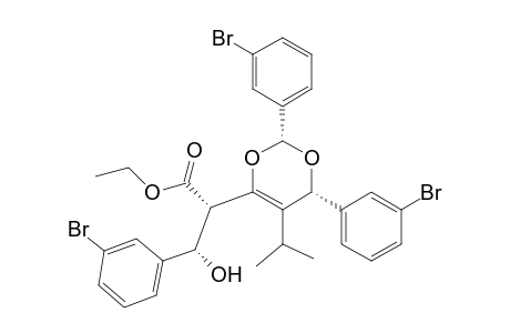 Rac-ethyl (2S,3S)-2-[(2R,4R)-2,4-bis(3-bromophenyl)-5-isopropyl-4H-1,3-dioxin-6-yl]-3-(3-bromophenyl)-3-hydroxypropanoate
