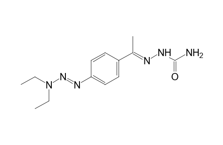 4'-(3,3-diethyl-1-triazeno)acetophenone, semicarbazone