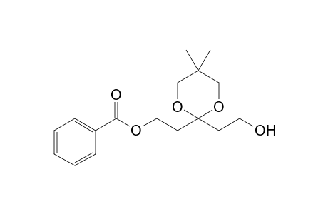 2-[2-(2-hydroxyethyl)-5,5-dimethyl-1,3-dioxan-2-yl]ethyl benzoate