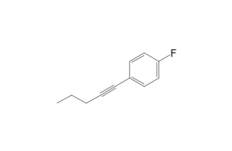 1-Fluoranyl-4-pent-1-ynyl-benzene