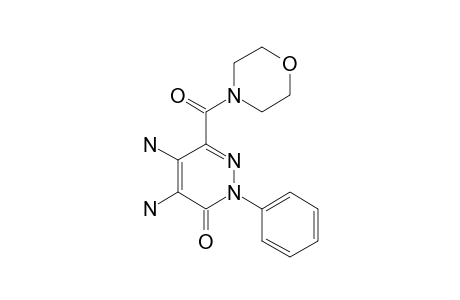 4,5-DIAMINO-3-MORPHOLINO-4-CARBONYL)-1-PHENYL-1H-PYRIDAZIN-6-ONE
