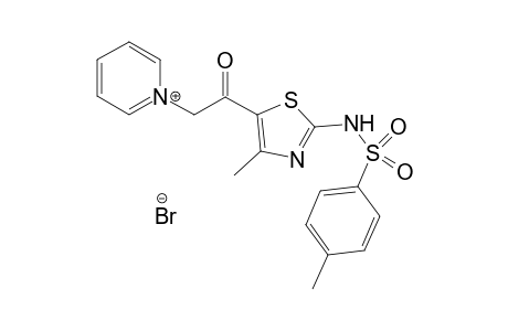 1-(2-(4-Methyl-2-(4-methylphenylsulfonamido)thiazol-5-yl)-2-oxoethyl)pyridin-1-ium bromide