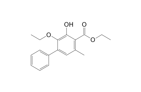 2-Ethoxy-3-hydroxy-5-methylbiphenyl-4-carboxylic acid ethyl ester