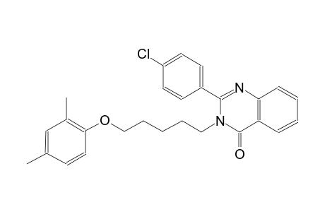 2-(4-chlorophenyl)-3-[5-(2,4-dimethylphenoxy)pentyl]-4(3H)-quinazolinone