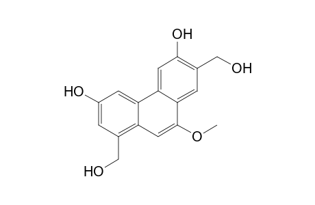 3,6-Dihydroxy-1,7-dihydroxymethyl-9-methoxyphenanthrene