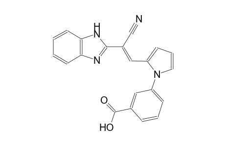 3-{2-[(E)-2-(1H-benzimidazol-2-yl)-2-cyanoethenyl]-1H-pyrrol-1-yl}benzoic acid