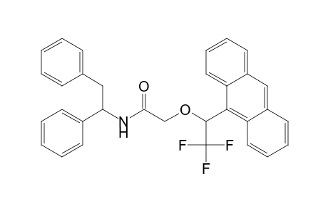 N-(1,2-Diphenylethyl)-.alpha.-[1-(9-anthryl)-2,2,2-trifluoroethoxy]acetamide