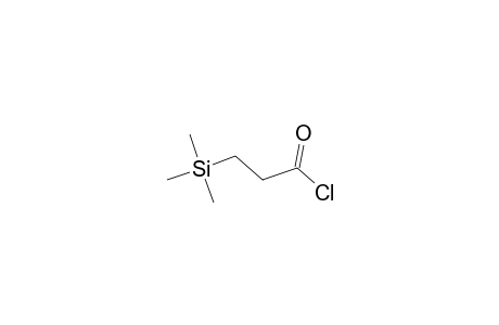 Propanoyl chloride, 3-(trimethylsilyl)-