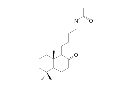14-acetylamino-15,16,17-trinorlabdan-8-one