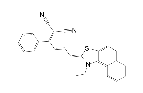 Propanedinitrile, 2-[4-(1-ethylnaphtho[1,2-d]thiazol-2(1H)-ylidene)-1-phenyl-2-buten-1-ylidene]-