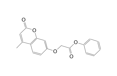 acetic acid, [(4-methyl-2-oxo-2H-1-benzopyran-7-yl)oxy]-, phenyl ester