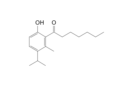 6'-hydroxy-3'-isopropyl-2'-methylheptanophenone