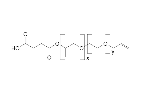 Copolymer allyl polyethylene oxide-stat-polypropylene oxide carboxylic acid