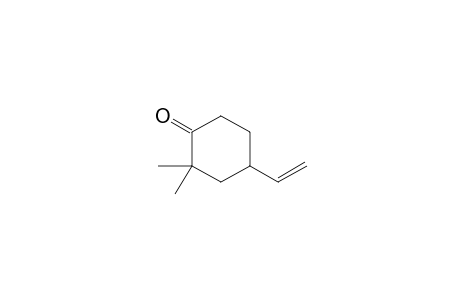 4-Ethenyl-2,2-dimethyl-1-cyclohexanone