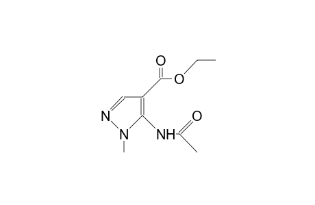 5-Acetamido-1-methyl-1H-pyrazole-4-carboxylic acid, ethyl ester