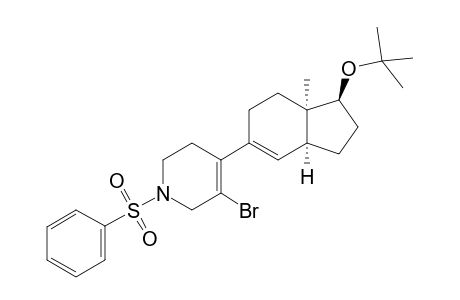 (1S,3aS,7aR)-1-Benzolsulfonyl-5-bromo-4-(1'-tert-butoxy-7a'-methyl-2',3',3a',6',7',7a'-hexahydro-1'-indene-5'-yl)-1,2,3,6-dihydropyridine