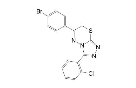 6-(4-bromophenyl)-3-(2-chlorophenyl)-7H-[1,2,4]triazolo[3,4-b][1,3,4]thiadiazine