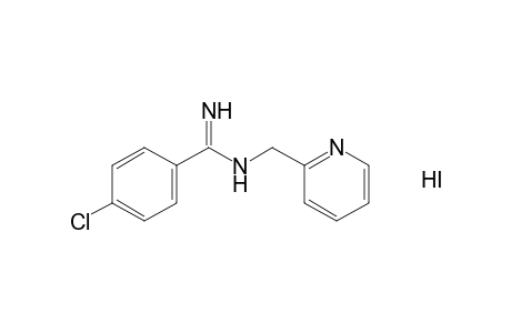 p-chloro-N-[(2-pyridyl)methyl]benzamidine, monohydroiodide