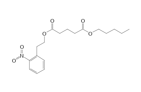 Glutaric acid, 2-(2-nitrophenyl)ethyl pentyl ester