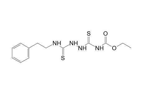 4-(3-phenethyl-2-thioureido)-3-thioallophanic acid, ethyl ester