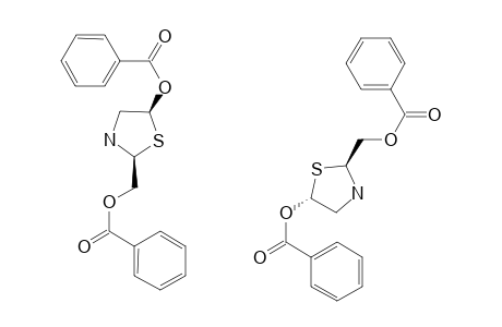 2-BENZOYLOXYMETHYL-5-BENZOYLOXY-1,3-THIAZOLIDINE;ISOMER-1/2