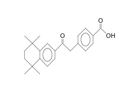Benzoic acid, 4-[2-oxo-2-(5,6,7,8-tetrahydro-5,5,8,8-tetramethyl-2-naphthalenyl)ethyl]-
