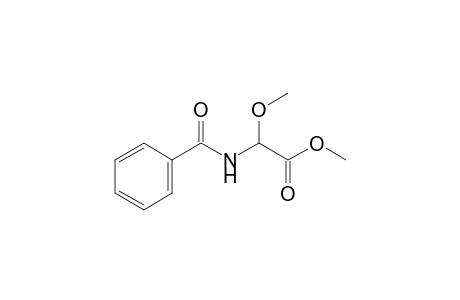 2-Benzamido-2-methoxy-acetic acid methyl ester