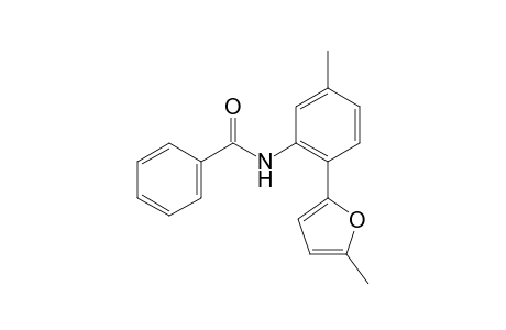 N-[5-Methyl-2-(5-methyl-2-furyl)phenyl]benzamide