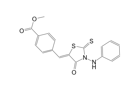 benzoic acid, 4-[(Z)-[4-oxo-3-(phenylamino)-2-thioxo-5-thiazolidinylidene]methyl]-, methyl ester