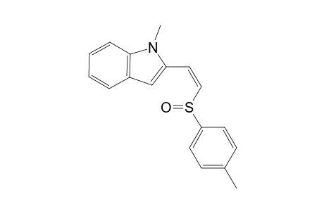 1-Methyl-2-[(Z)-2-(4-methylphenyl)sulfinylethenyl]indole