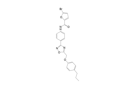 2-furancarboxamide, 5-bromo-N-[4-[5-[(4-propylphenoxy)methyl]-1,2,4-oxadiazol-3-yl]phenyl]-