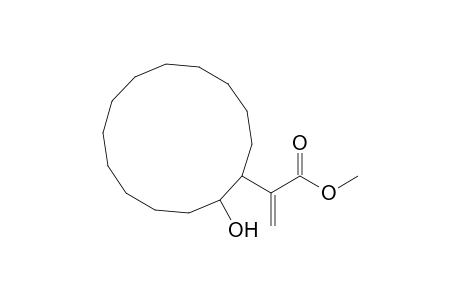 2-Hydroxy-1-[1-(methoxycarbonyl)ethenyl]cyclotetradecane