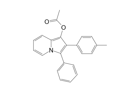 2-(4-Methylphenyl)-3-phenylindolizin-1-yl acetate