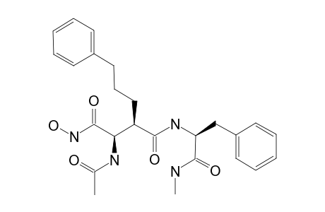N-METHYL-(R)-2-[(R)-2-(HYDROXYAMINO)-1-(ACETYLAMINO)-2-OXO-ETHYL]-5-PHENYLPENTANOYL-(S)-PHENYLALANINEAMIDE