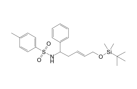 N-[(E)-5-(tert-Butyldimethylsiloxy)-1-phenylpent-3-enyl]-4-methylbenzenesulfonamide