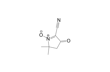 2H-Pyrrole-5-carbonitrile, 3,4-dihydro-2,2-dimethyl-4-oxo-, 1-oxide