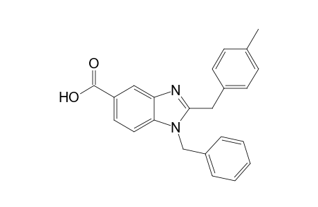 1-Benzyl-2-(4-methylbenzyl)benzimidazole-5-carboxylic acid