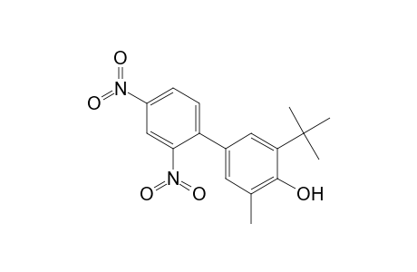 2-tert-Butyl-4-(2,4-dinitrophenyl)-6-methyl-phenol