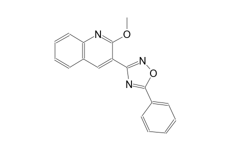 2-methoxy-3-(5-phenyl-1,2,4-oxadiazol-3-yl)quinoline