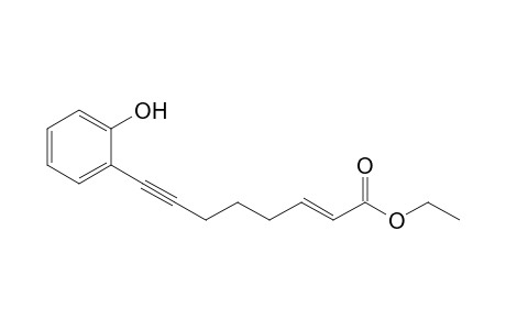 ethyl (E)-8-(2-Hydroxyphenyl)oct-2-en-7-ynoate