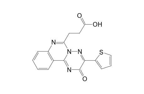 (3-(Thienyl-2)-2-oxo-2H-[1,2,4]triazino[2,3-c]quinazolin-6-yl)propanoic acid