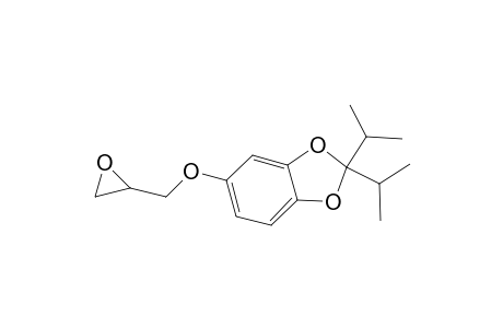 1,3-Benzodioxole, 2,2-bis(1-methylethyl)-5-(oxiranylmethoxy)-
