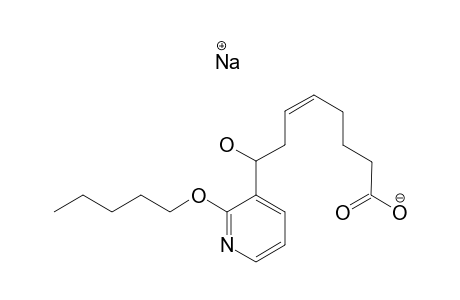 SODIUM-8-HYDROXY-8-(2-PENTYLOXYPYRIDIN-3-YL)-OCT-5-ENOATE