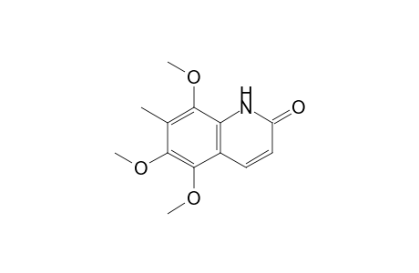 5,6,8-Trimethoxy-7-methyl-2(1H)-quinolinone